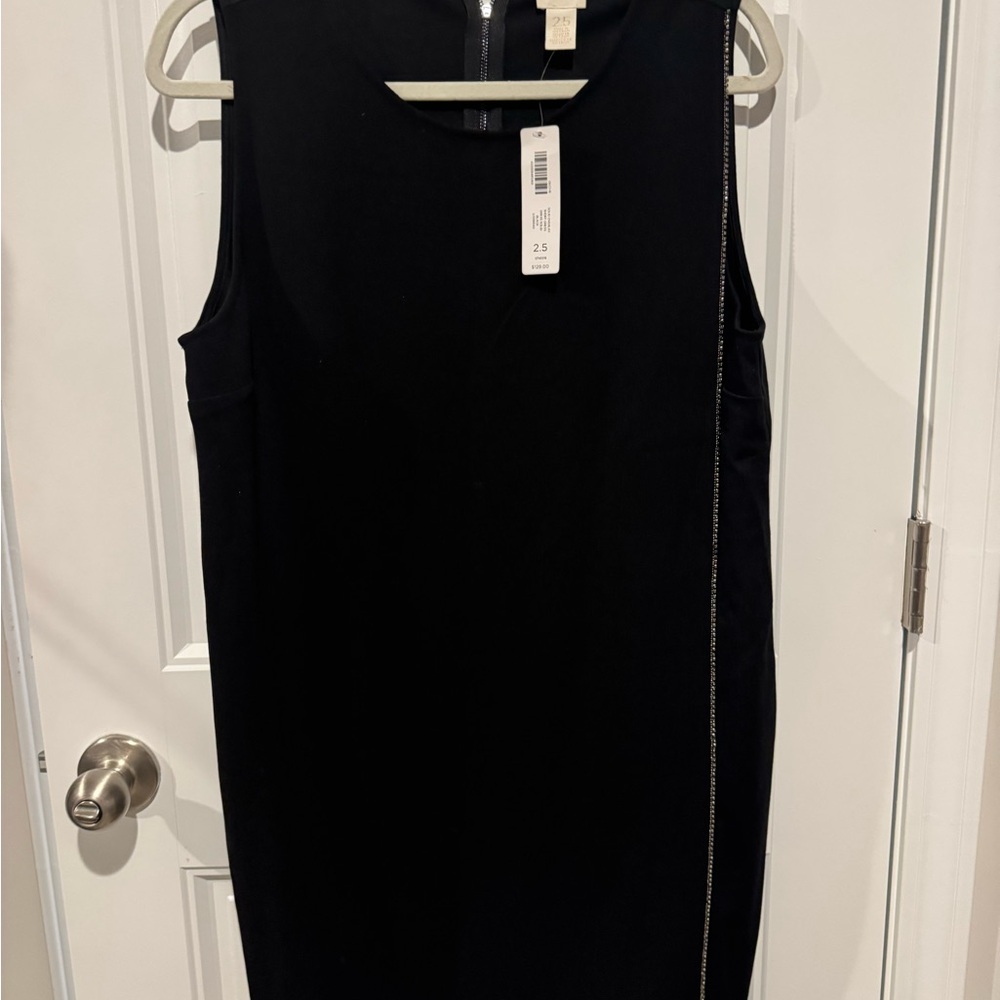 Chico's Black Sheath Mini Dress for Cocktail Nights